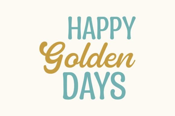 Happy Golden Days SVG Cut File Design Review