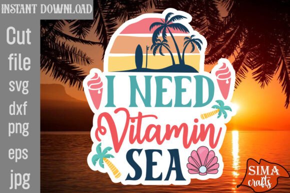 I Need Vitamin Sea SVG Cut File Review