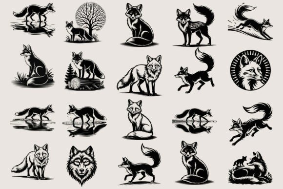Mystical Fox Silhouette Svg Bundle Review