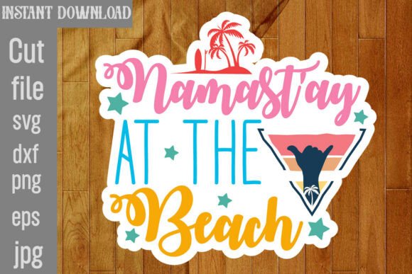 Namast ay at the Beach SVG Cut File Review