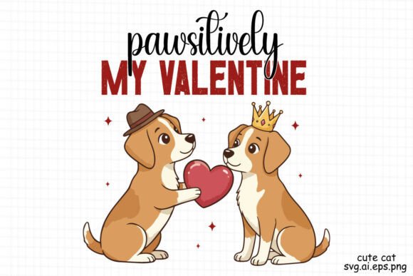 Pawsitively My Valentine SVG PNG Design Review