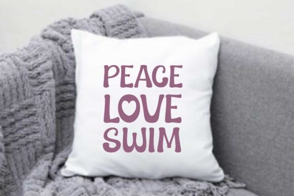 Retro PEACE LOVE SWIM SVG Sublimation Review