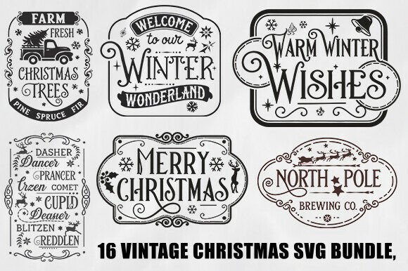 Reviewing 16 Vintage Christmas Svg Bundle for Real Stitching