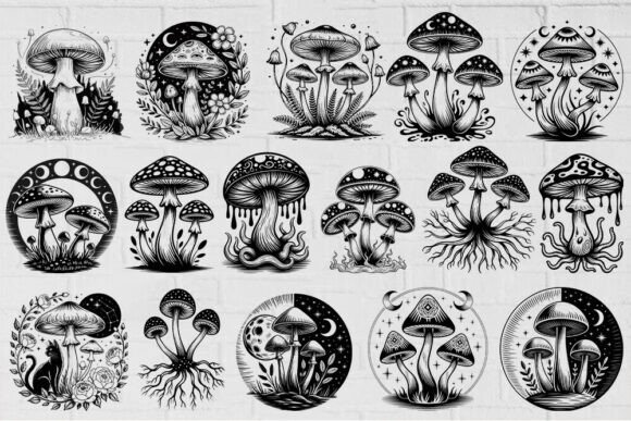 Reviewing 30 Mystical Mushroom SVG Bundle