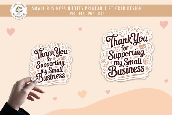 Thank You for Supporting My Small - SVG Review