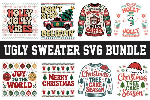 Ugly Sweater Christmas SVG Bundle Review